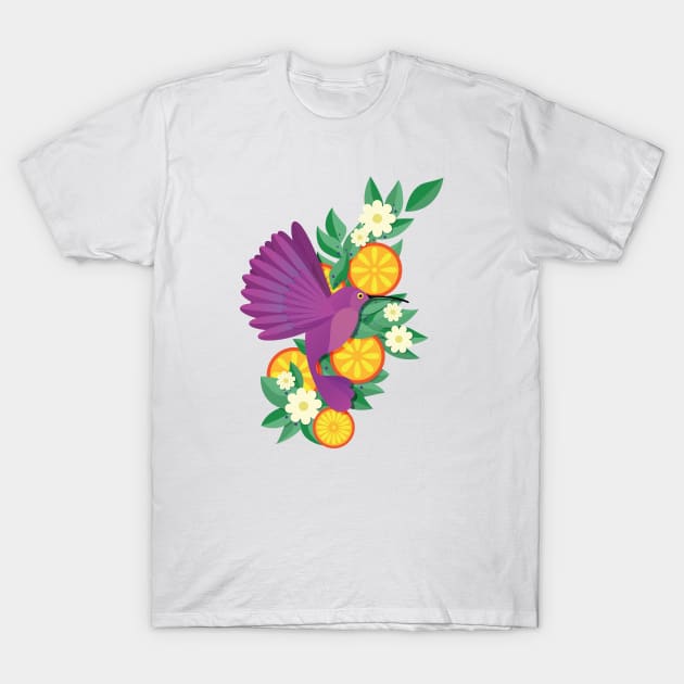 Tropical Hummingbird T-Shirt by jamesboast